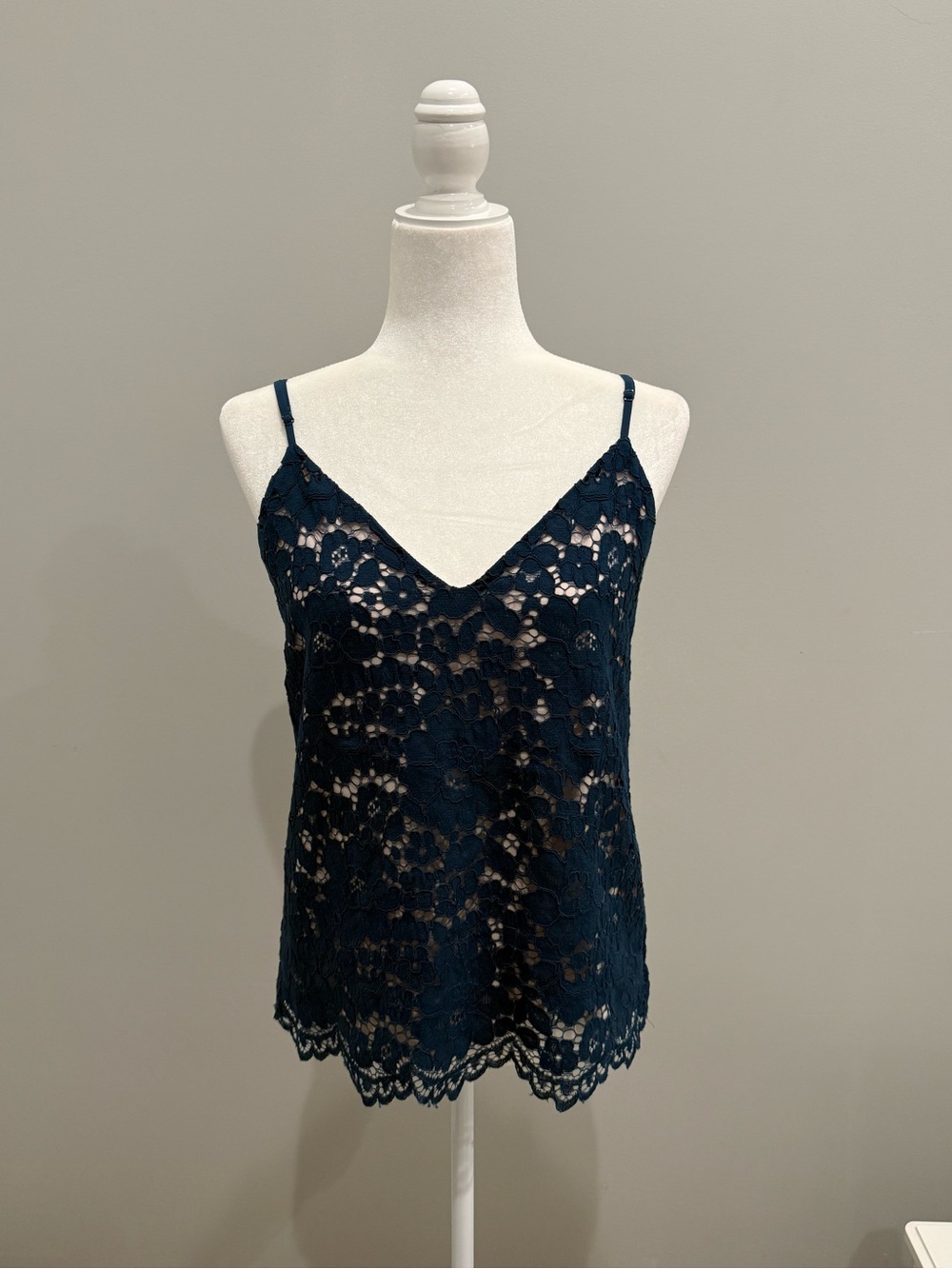 Babaton Dark Teal Lace Camisole